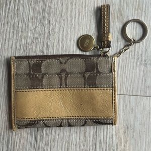 Coach keychain coin purse